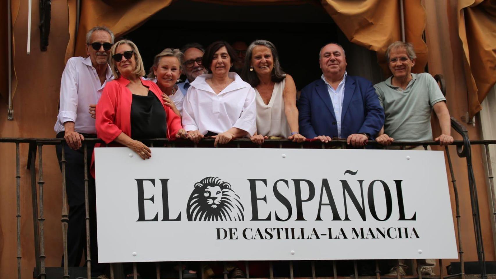 Grandes personalidades siguen la procesión del Corpus de Toledo desde la redacción de EL ESPAÑOL-EL DIGITAL CLM