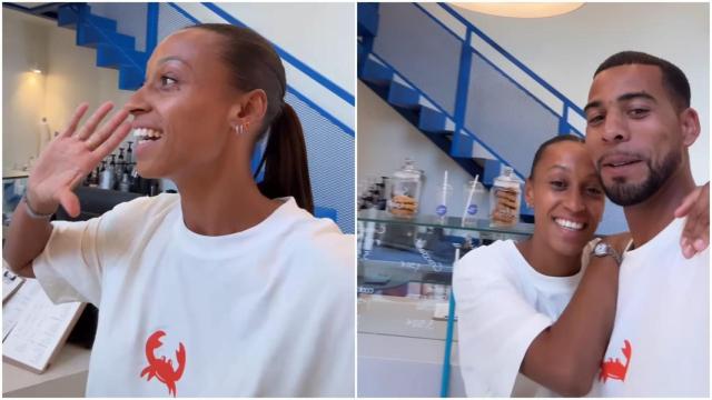 Nuevo proyecto empresarial de Ana Peleteiro, primero con su pareja y entrenador Benjamin Campaoré