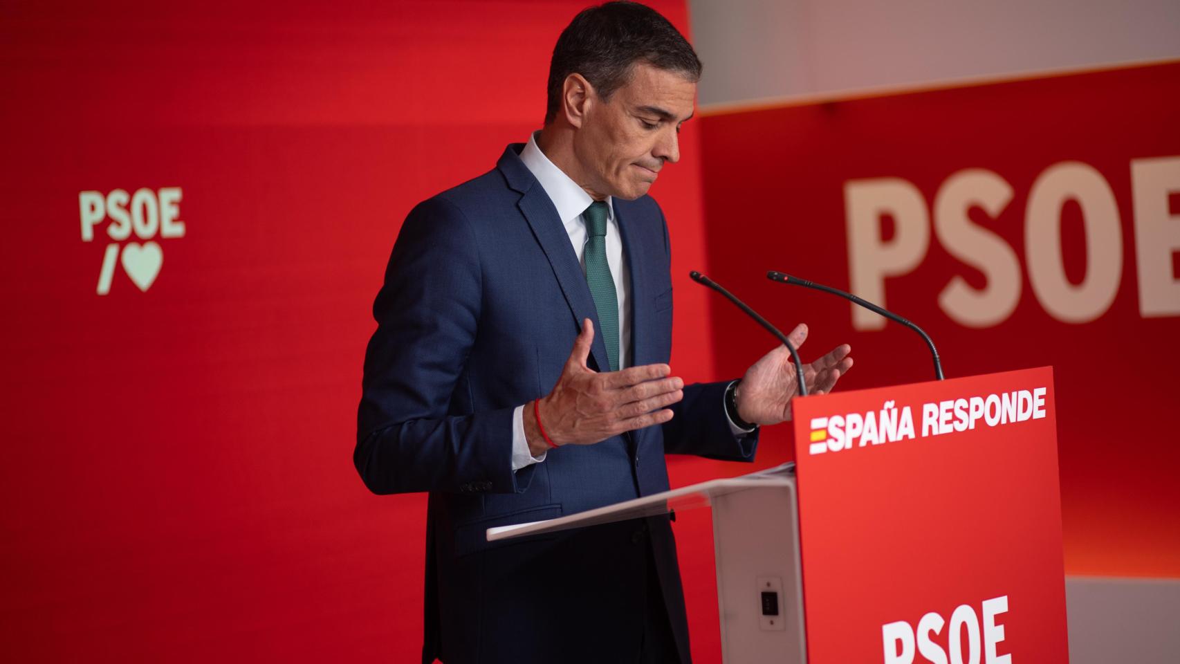Pedro Sánchez, el pasado día 16 en la sede socialista de Ferraz.