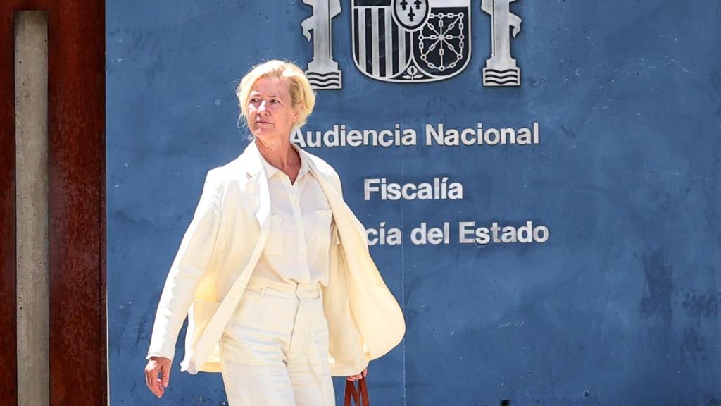 Ana Duato en la Audiencia Nacional durante la celebración del juicio por el caso Nummaria.