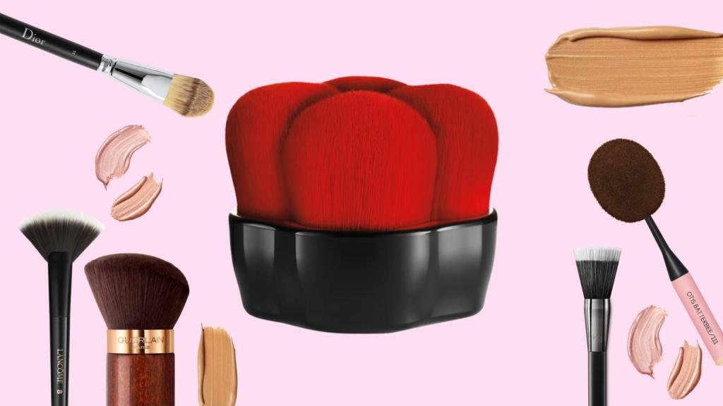 Collage con diferentes brochas.