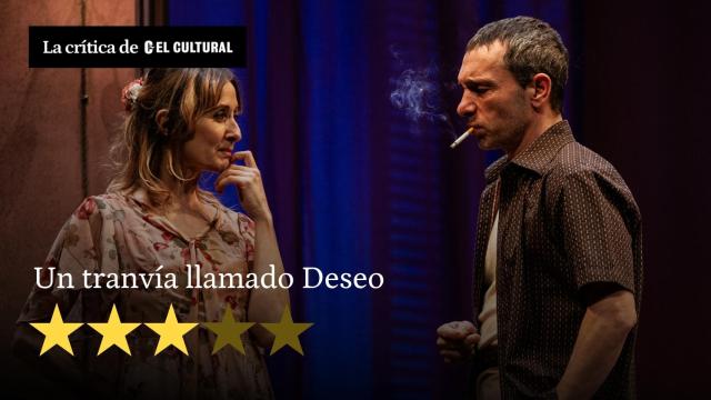 Nathalie Poza y Pablo Derqui en 'Un tranvía llamado Deseo'. Foto: Elena C. Graiño