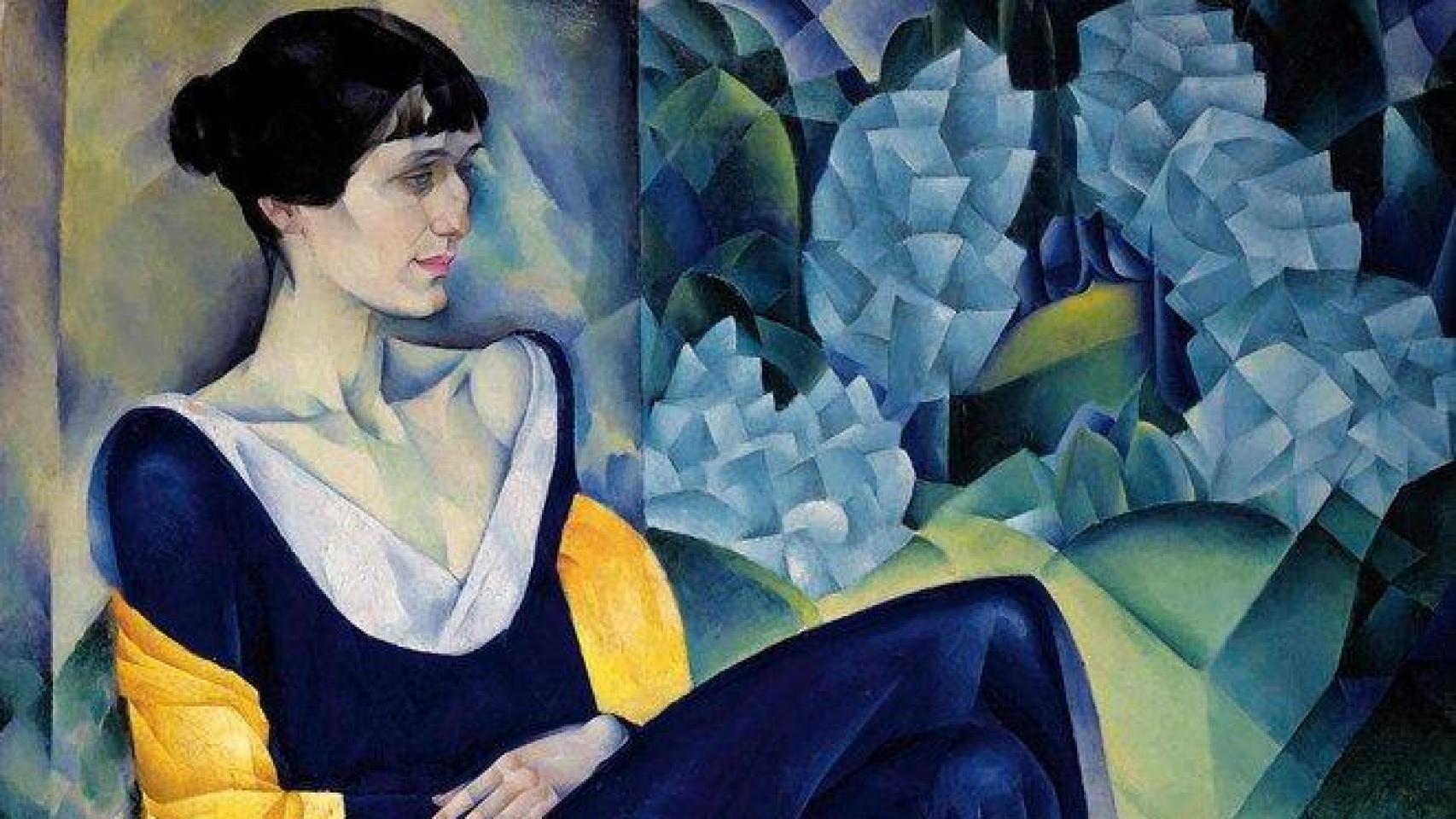 Retrato de Anna Ajmátova (Nathan Altman, 1914). Foto: Wikimedia Commons