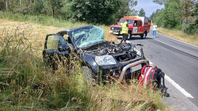 Imagen del acidente.