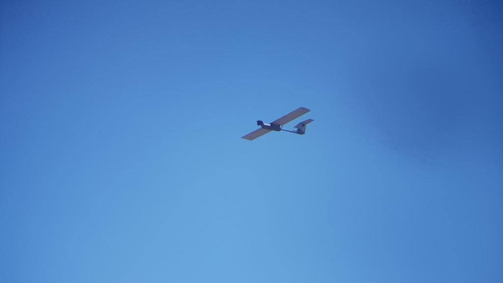 El Seeker UAS en vuelo