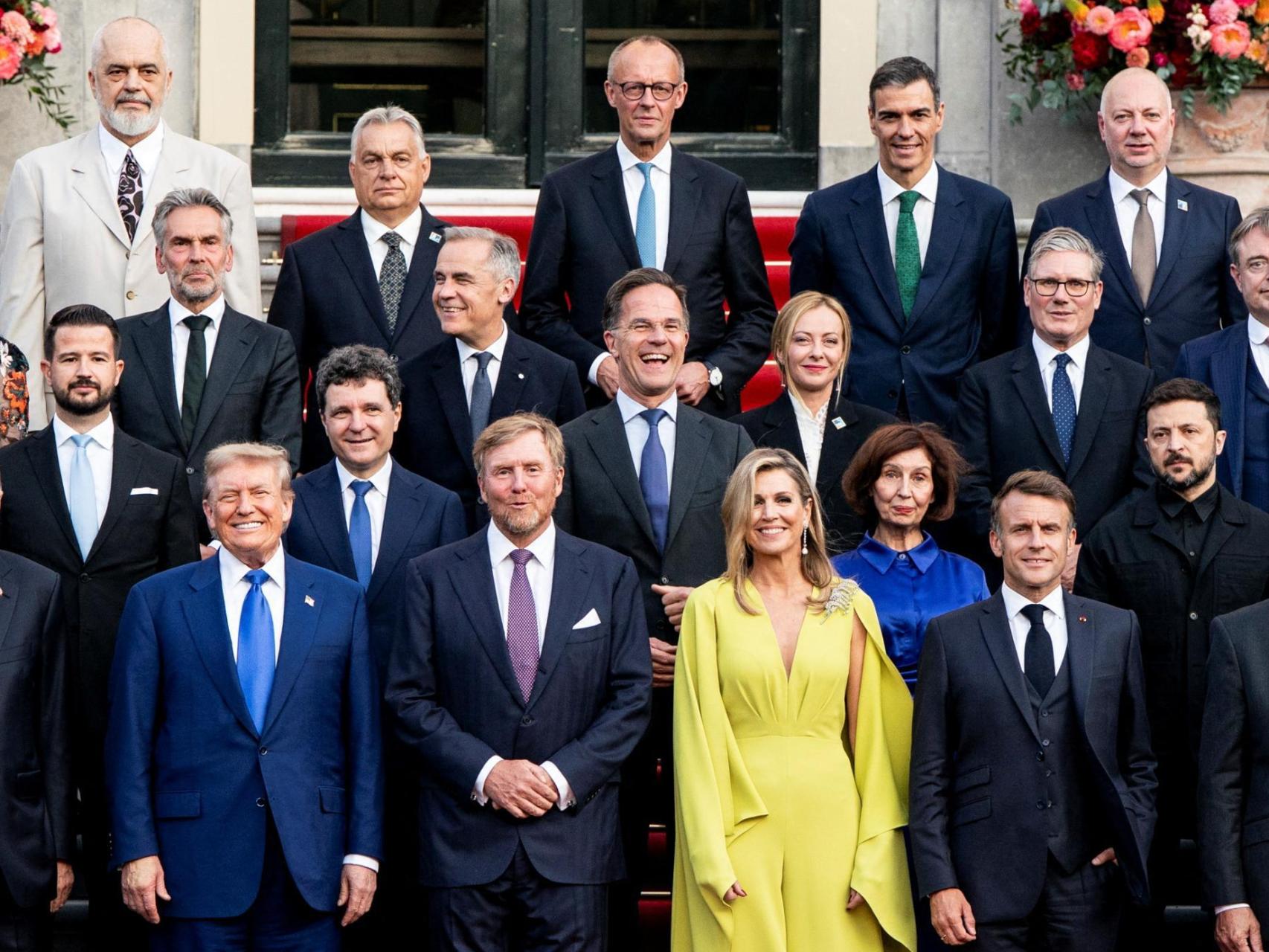 Foto familiar en la cumbre de la OTAN de 2025 en La Haya, el martes 24 de junio de 2025