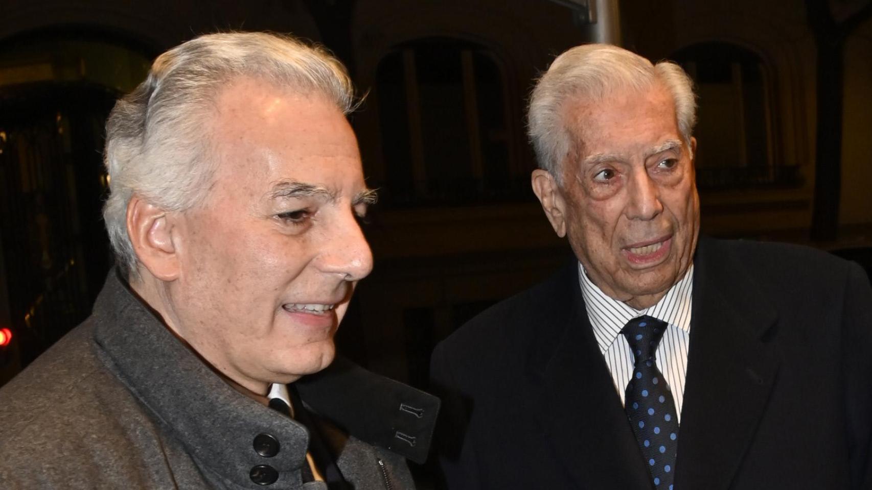 Álvaro Vargas Llosa y Mario Vargas Llosa.