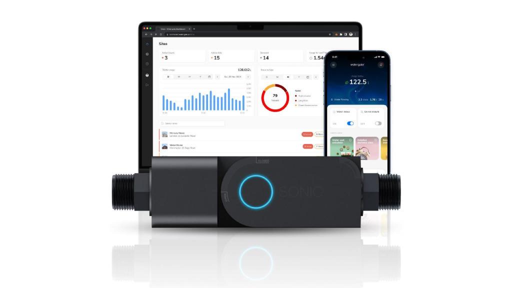 La app y la plataforma web de Watergate permiten controlar con detalle el consumo de agua