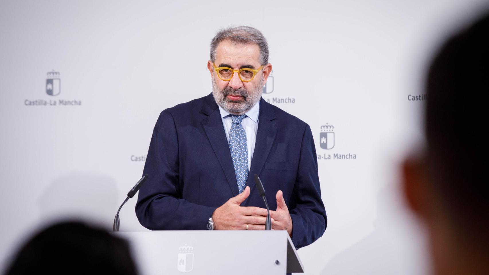 Jesús Fernández Sanz, consejero de Sanidad de Castilla-La Mancha.
