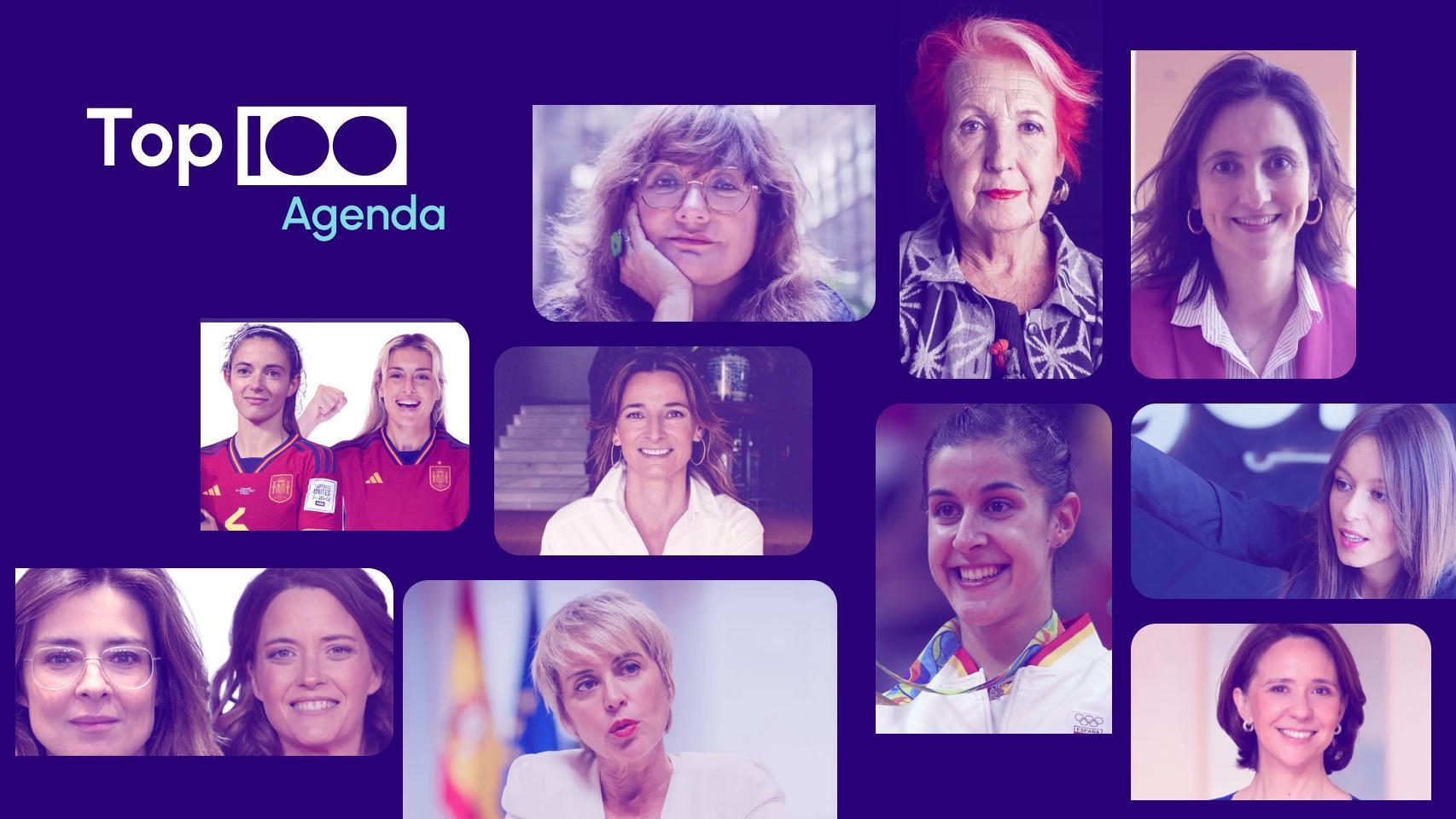 a agenda semanal de 'Las Top 100 Mujeres Líderes':  Del reconocimiento a Sandra Barneda a las expectativas puestas en Aitana Bomatí y Alexia Putellas