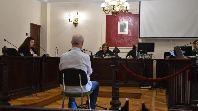 Rafael durante el juicio por abusos sexuales a cinco niñas en el Conservatorio de Zamora
