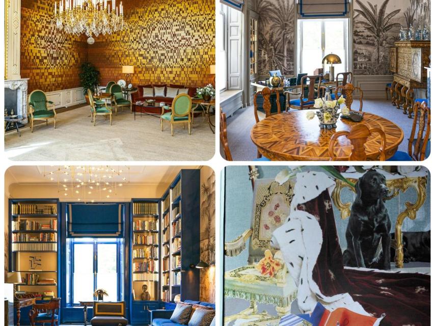 Algunas estancias del Palacio Huis ten Bosch.