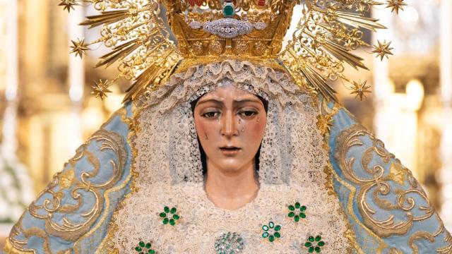 La Virgen de la Macarena tras su polémica intervención.