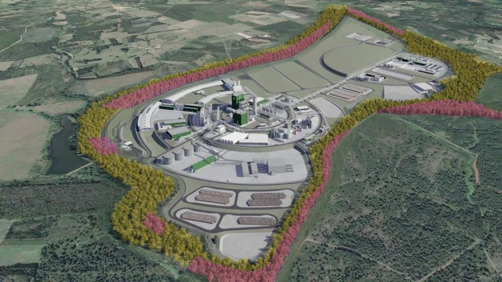 Proyecto 'Gama', que planea Altri para Palas de Rei (Lugo).