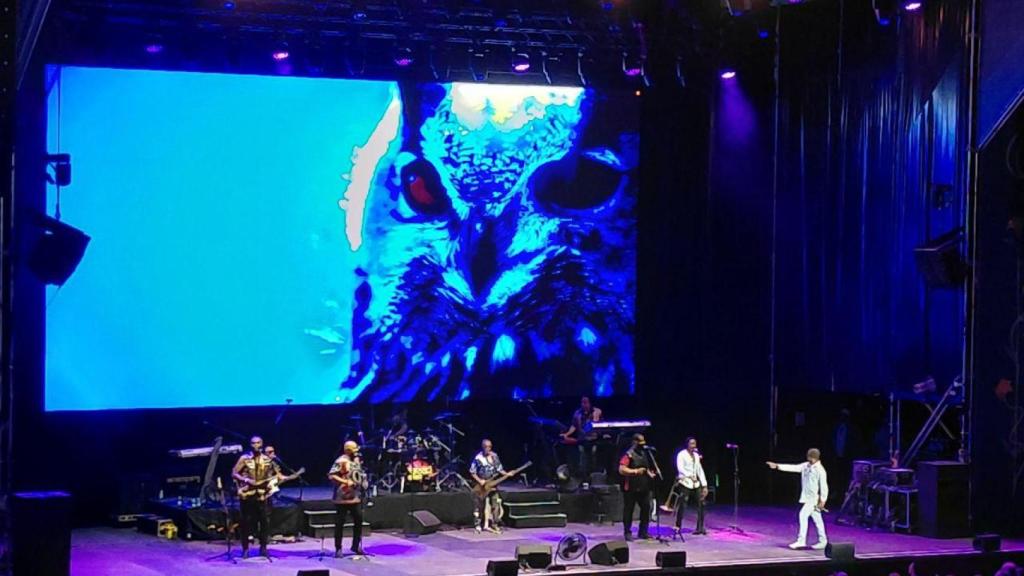 Kool & the Gang durante el concierto. Foto: Gabriel Lavao