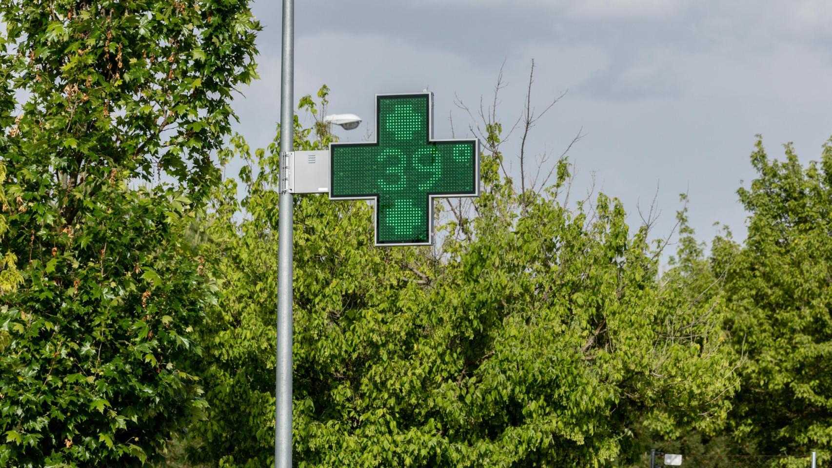 Símbolo de una farmacia.