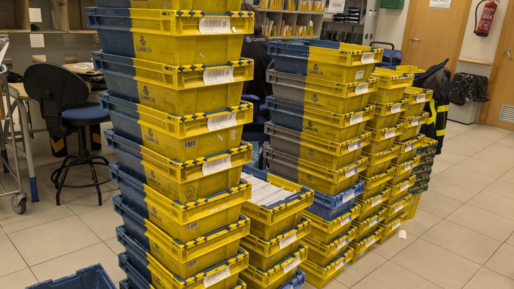 Una oficina de Correos en La Coruña.