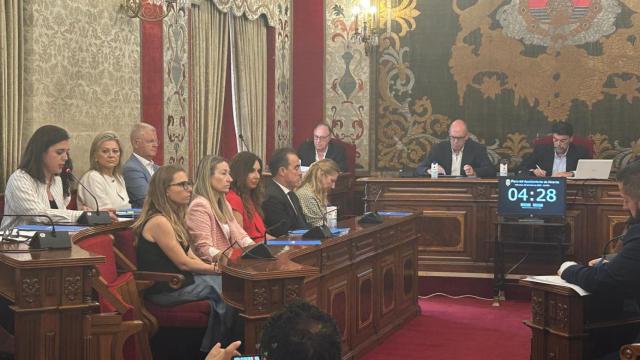 Pleno del Ayuntamiento de Alicante.