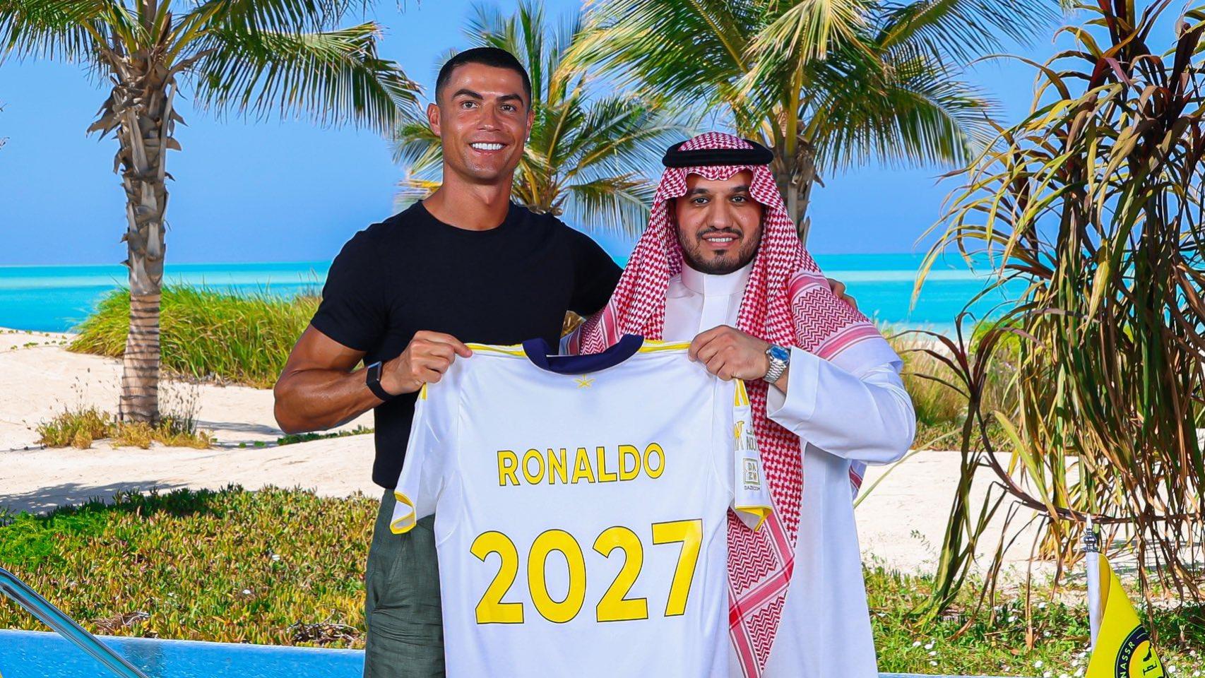 Cristiano Ronaldo, tras firmar la renovación con Al Nassr hasta 2027