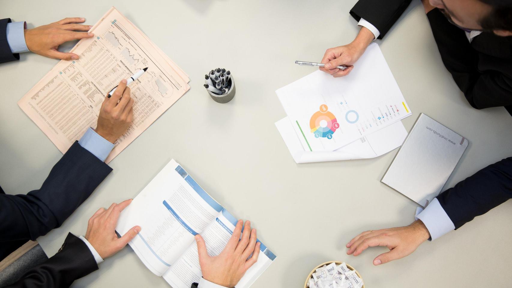 Reunión de directivos.