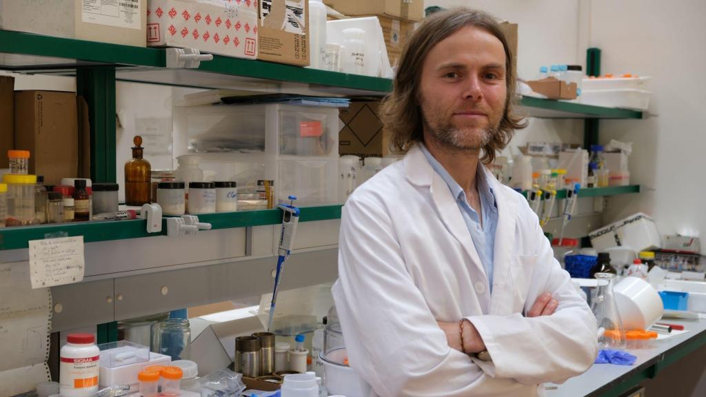 Bernd Wicklein, en el laboratorio.