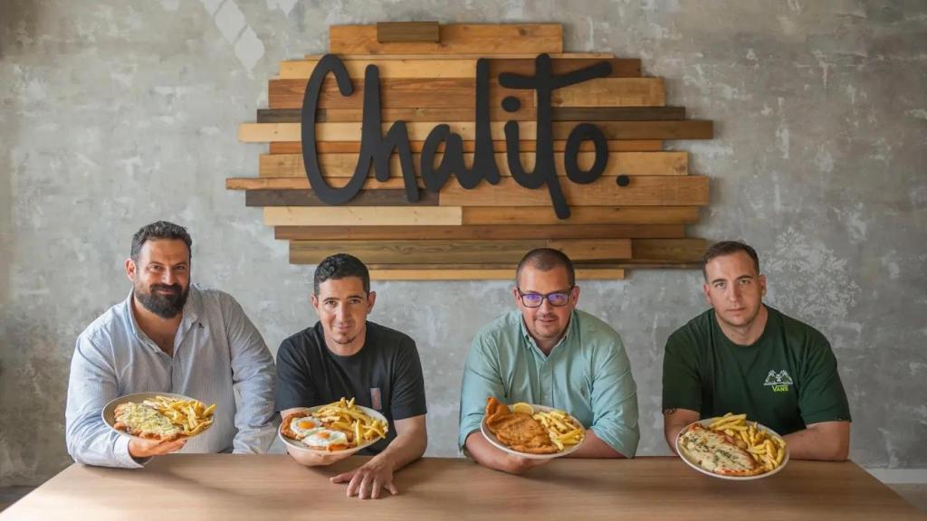 Los socios de la empresa Chalito.