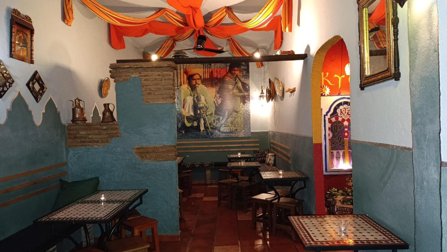 El interior de Kinyeti.