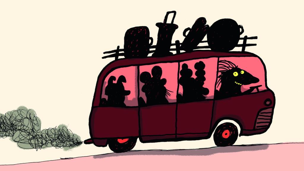 Ilustración de Nadia Budde para 'La banda que nadie conoce' (Kalandraka)