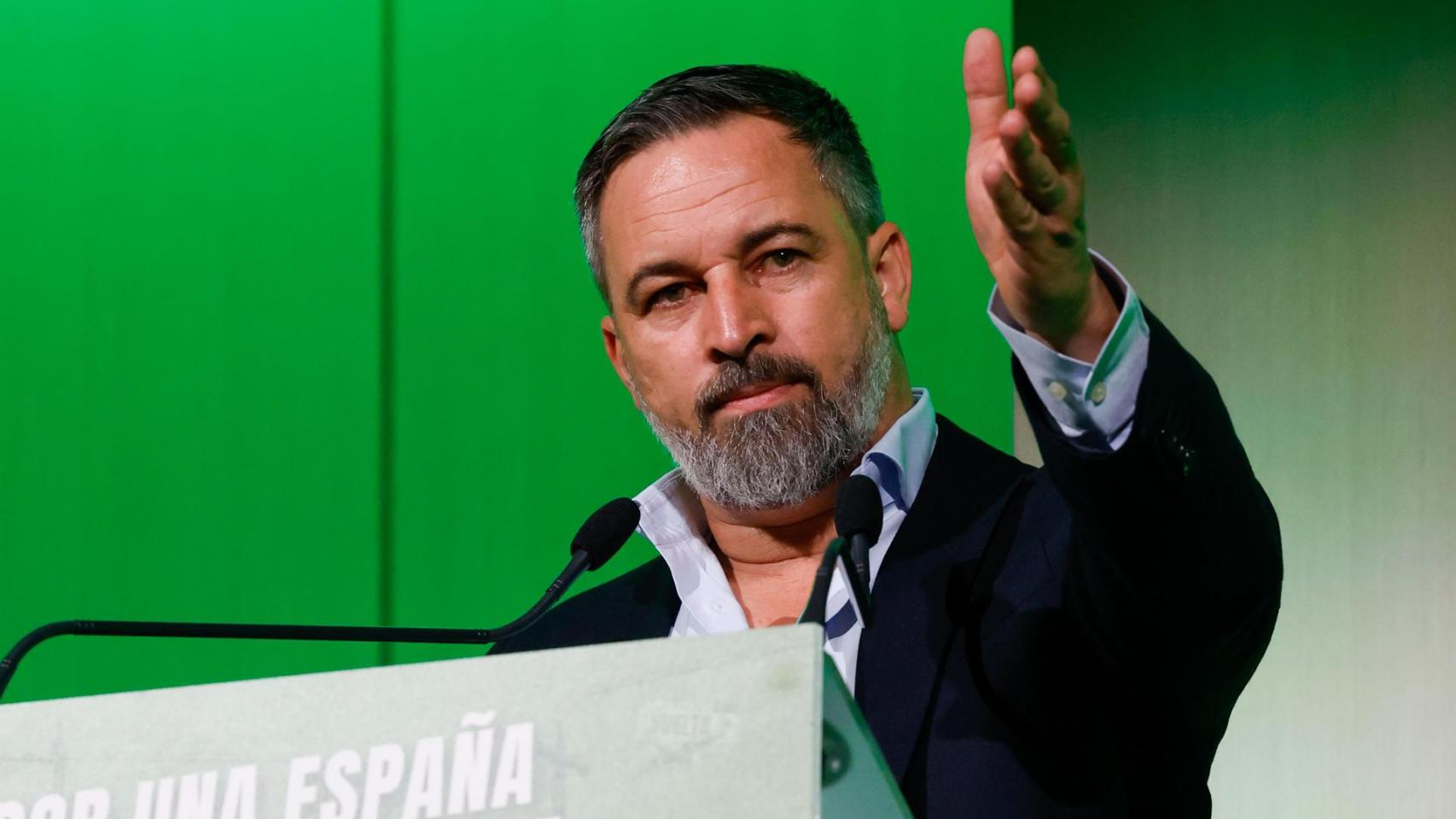 El presidente de Vox, Santiago Abascal, en una imagen de archivo