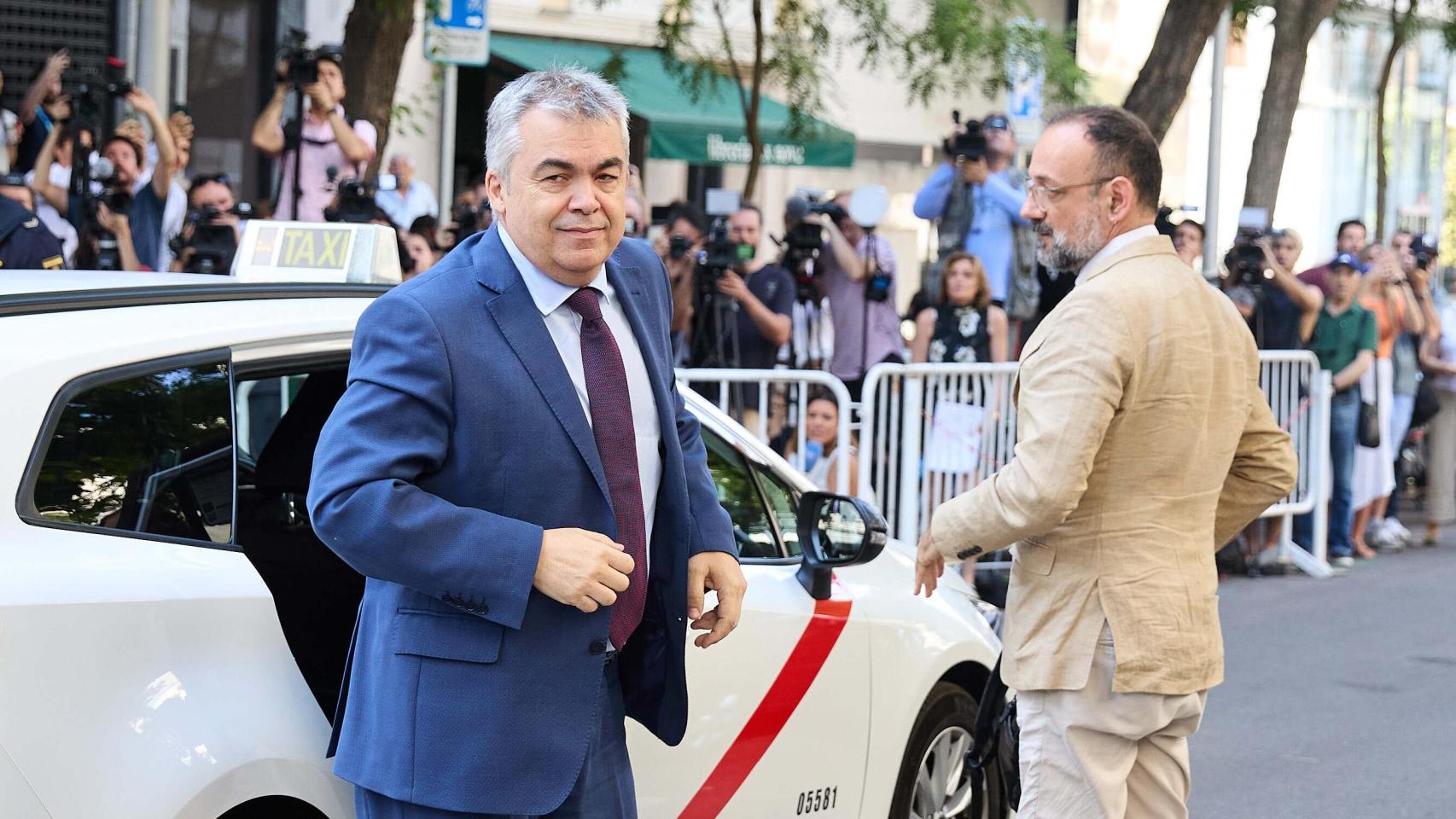 Santos Cerdán, el pasado lunes a su llegada al Tribunal Supremo.