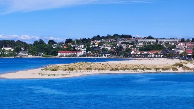 Panorámica de Santa Cristina, en el concello de Oleiros.