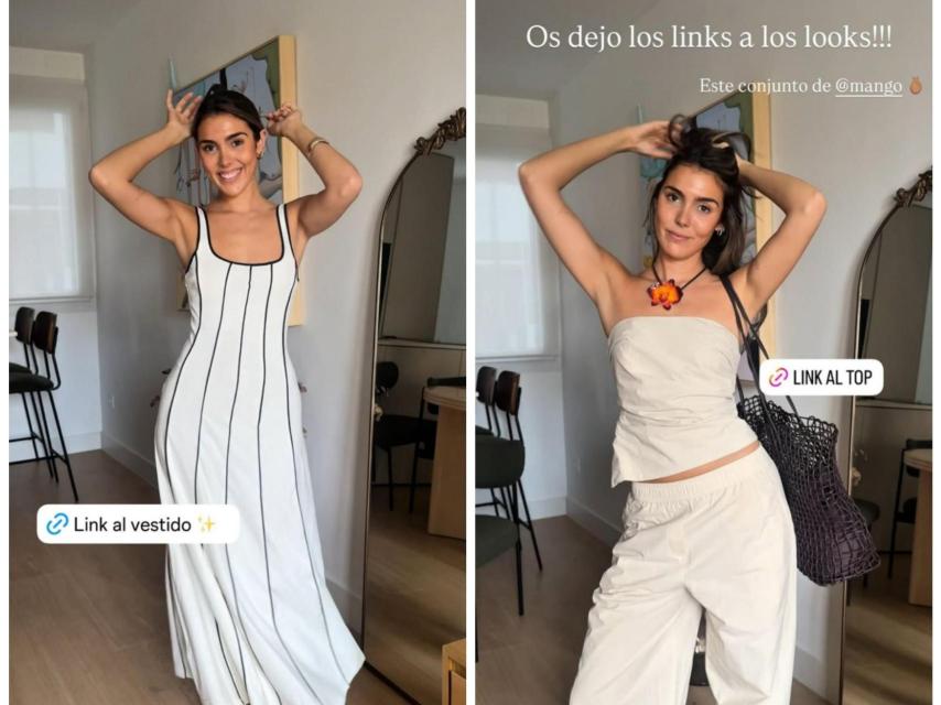 Anna Padilla, en un 'story' de Instagram.