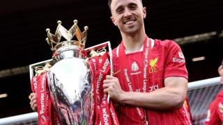 El futbolista del Liverpool Diogo Jota.