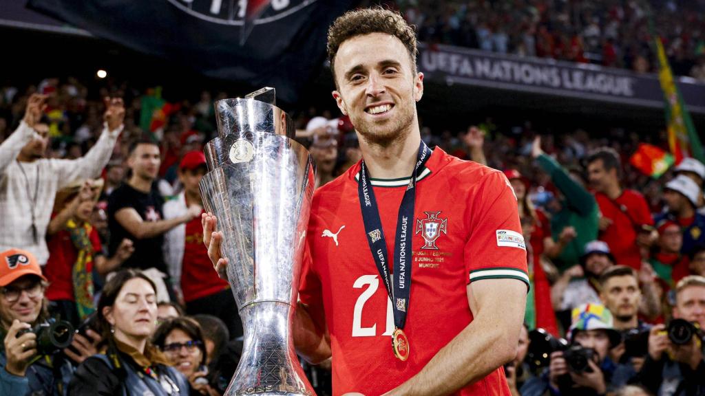 El futbolista del Liverpool Diogo Jota.