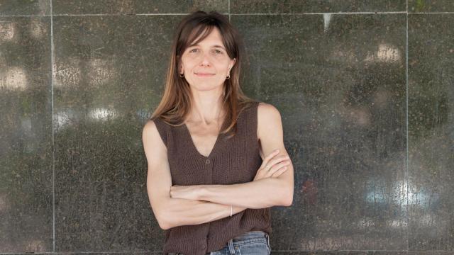 Laura Ferrero posa antes de la entrevista.