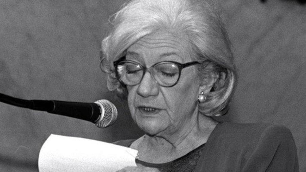 Ana María Matute (1925-2014) ingresó en la RAE (silla 'K') el 18 de enero de 1998 con el discurso 'En el bosque'
