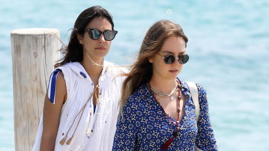 Sassa de Osma y Alexandra de Hannover, en Saint-Tropez en julio de 2018.