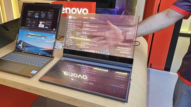 ThinkBook Transparent Display Laptop Concept