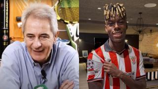 Manolo Lama y Nico Williams.