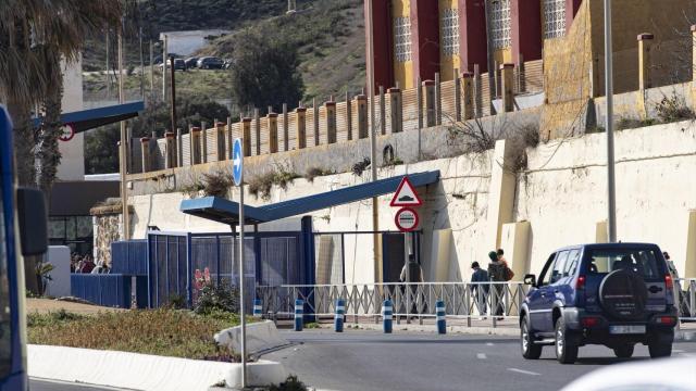 Entrada de la frontera del Tarajal, a 3 de enero de 2025, en Ceuta (España).