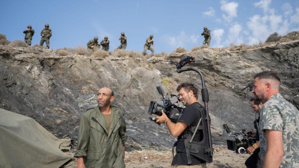 Un momento del rodaje de 'Perejil'. Foto: María Heras / Movistar Plus+