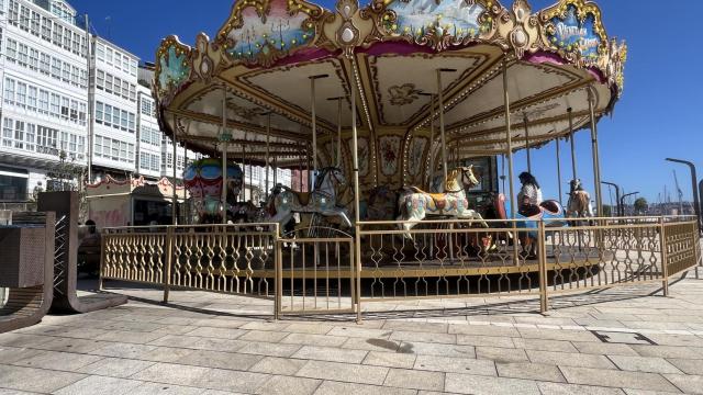 Imagen de la atracción en funcionamiento.