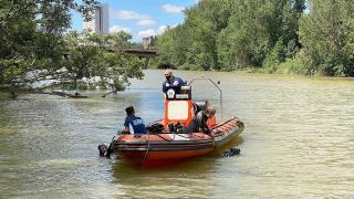 Rescatan a una joven en el río Pisuerga que no podía salir del agua