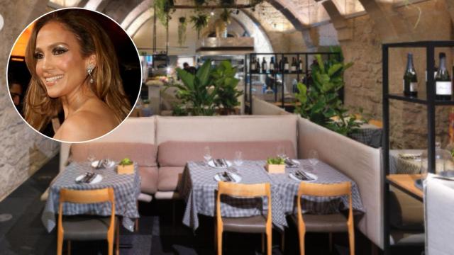 Jennifer Lopez visita un restaurante de Pontevedra