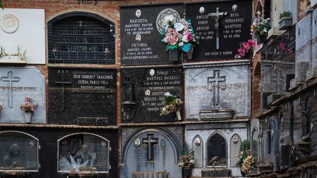 Imagen de archivo de un cementerio arrasado por la dana. Europa Press / Eduardo Manzana
