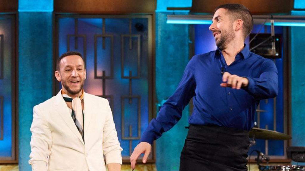 Manuel Liñán y David Broncano en 'La Revuelta'.