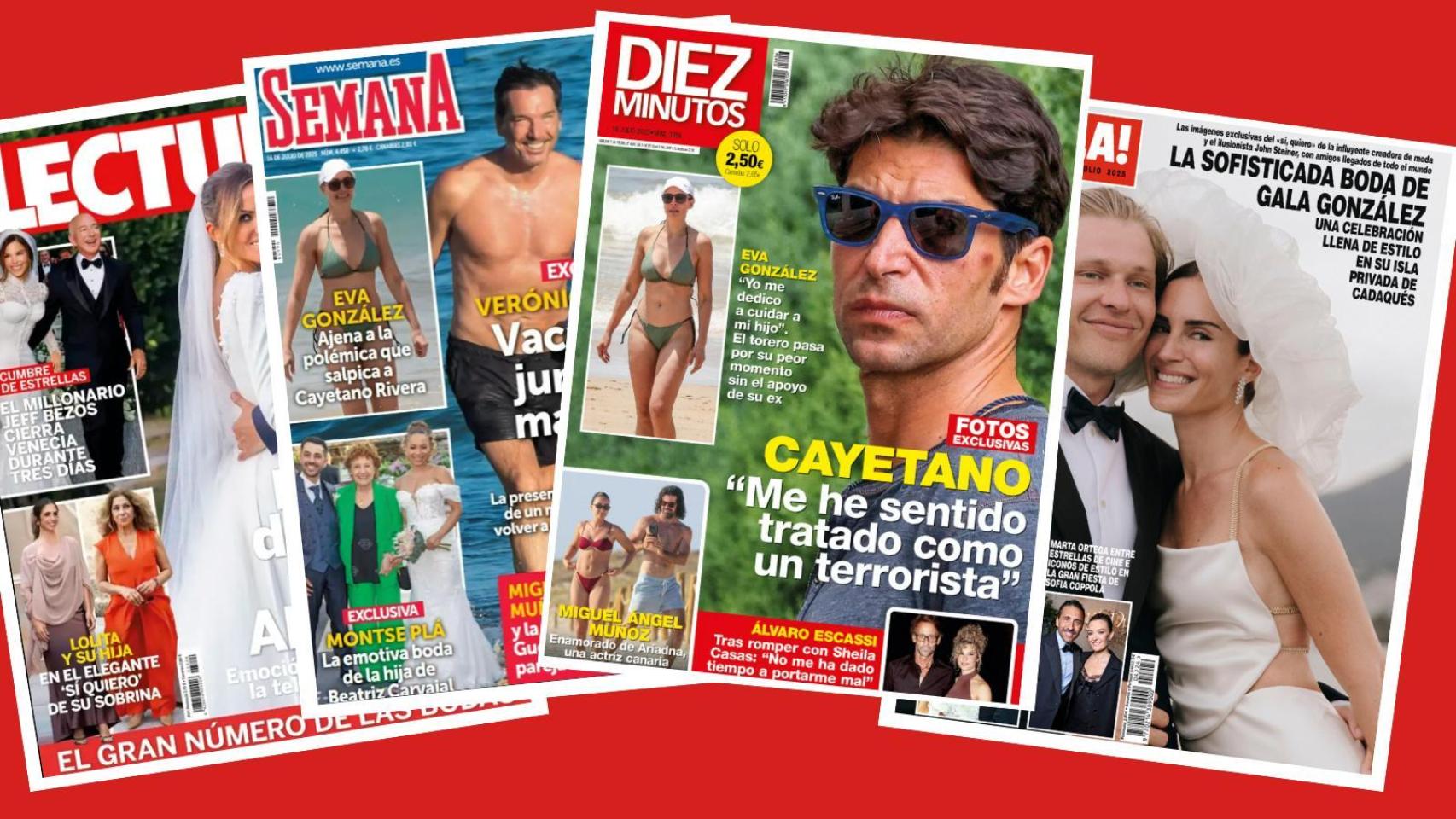 Portadas de revistas.