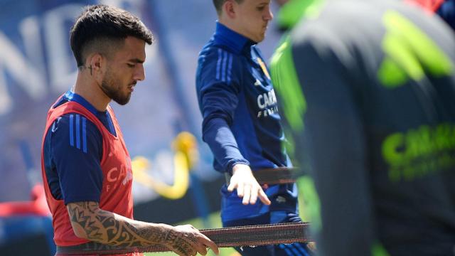 Entrenamiento del Real Zaragoza