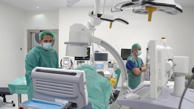 Instalaciones de un hospital privado en España.