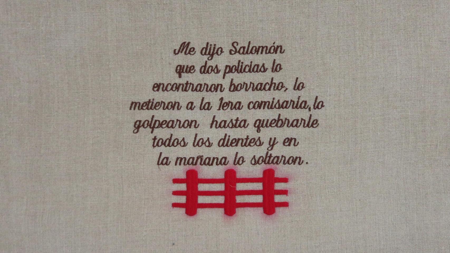 Priscilla Monge:  'Sentencias de muerte', 1994. Foto CGAC